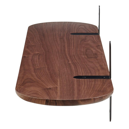 Euro Style - Catalina 47inW Floating Shelf, American Walnut - 90954-WAL veiw 3