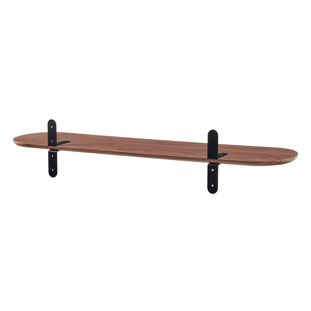Euro Style - Catalina 47inW Floating Shelf, American Walnut - 90954-WAL veiw 4