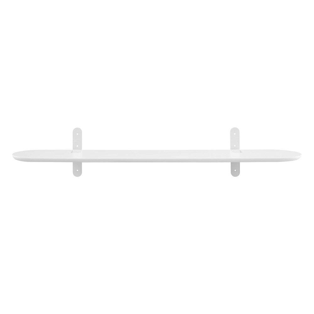 Euro Style - Catalina 47inW Floating Shelf, Matte White Lacquer - 90954-WHT veiw 1