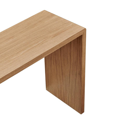 Euro Style - Nova 47inW Console Table, Oak - 90976-OAK veiw 4