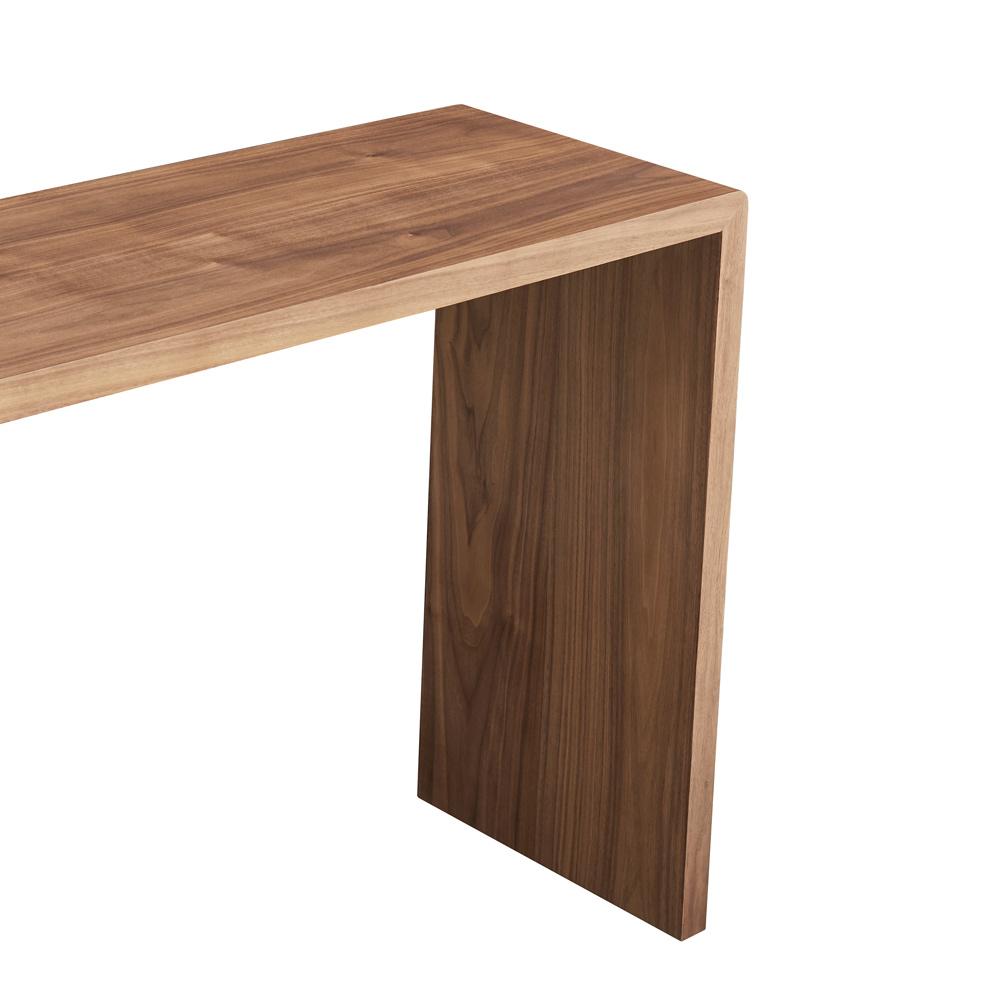 Euro Style - Nova 47inW Console Table, Walnut - 90976-WAL veiw 4