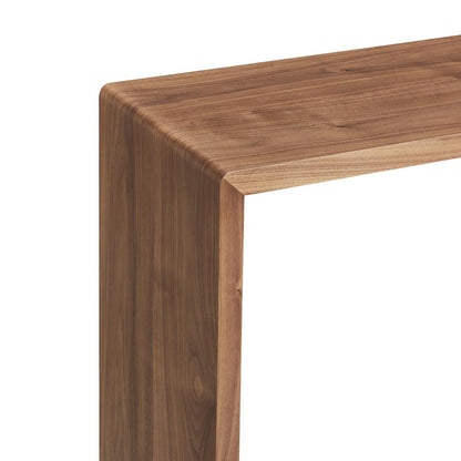 Euro Style - Nova 47inW Console Table, Walnut - 90976-WAL veiw 5