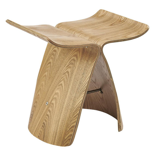 Euro Style - Fleur 17inW Side Table, Natural - 91006-NAT veiw 2