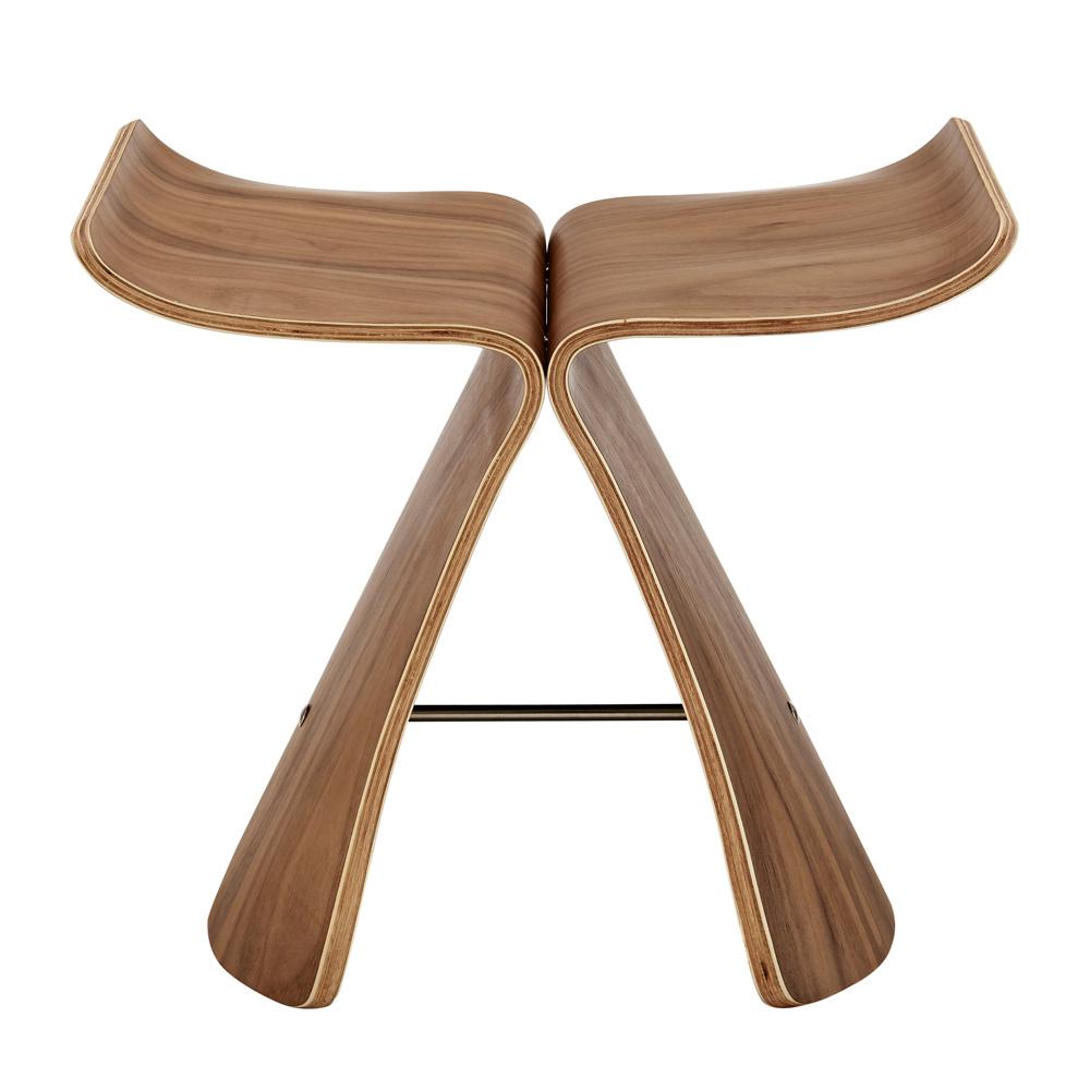 Euro Style - Fleur 17inW Side Table, Walnut - 91006-WAL veiw 1