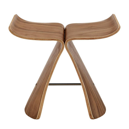 Euro Style - Fleur 17inW Side Table, Walnut - 91006-WAL veiw 1