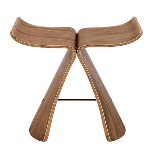 Euro Style - Fleur 17inW Side Table, Walnut - 91006-WAL veiw 1
