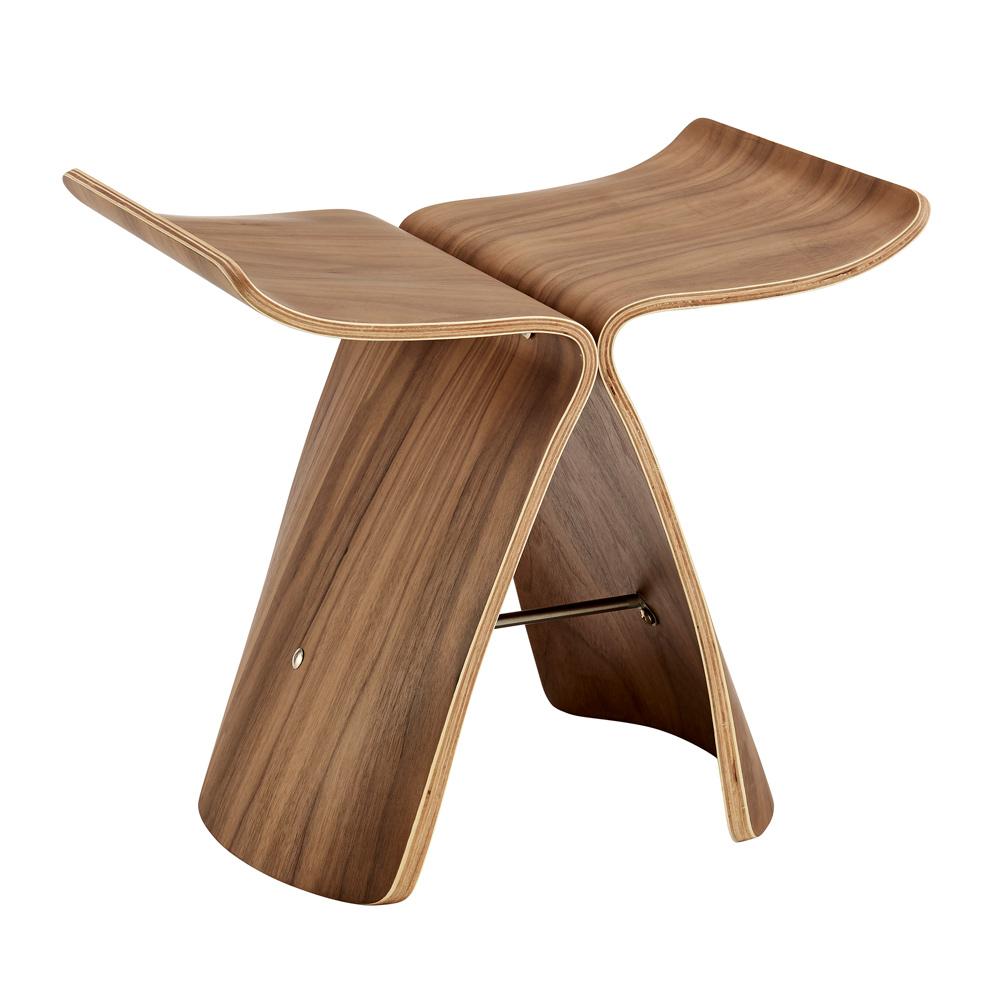 Euro Style - Fleur 17inW Side Table, Walnut - 91006-WAL veiw 2
