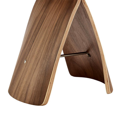 Euro Style - Fleur 17inW Side Table, Walnut - 91006-WAL veiw 5