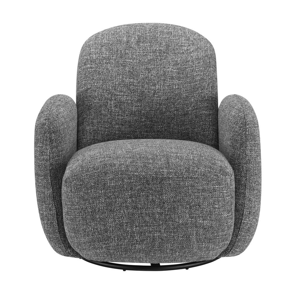 Euro Style - Brody Swivel Lounge Chair, Gray - 94280-GRY veiw 1