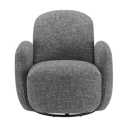 Euro Style - Brody Swivel Lounge Chair, Gray - 94280-GRY veiw 1