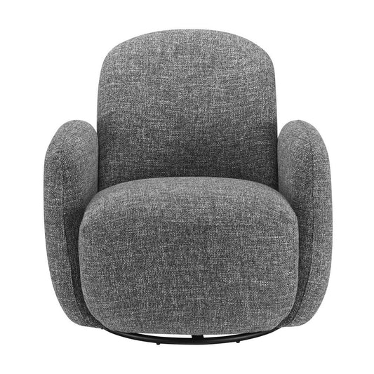 Euro Style - Brody Swivel Lounge Chair, Gray - 94280-GRY veiw 1