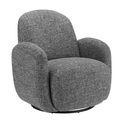 Euro Style - Brody Swivel Lounge Chair, Gray - 94280-GRY veiw 2