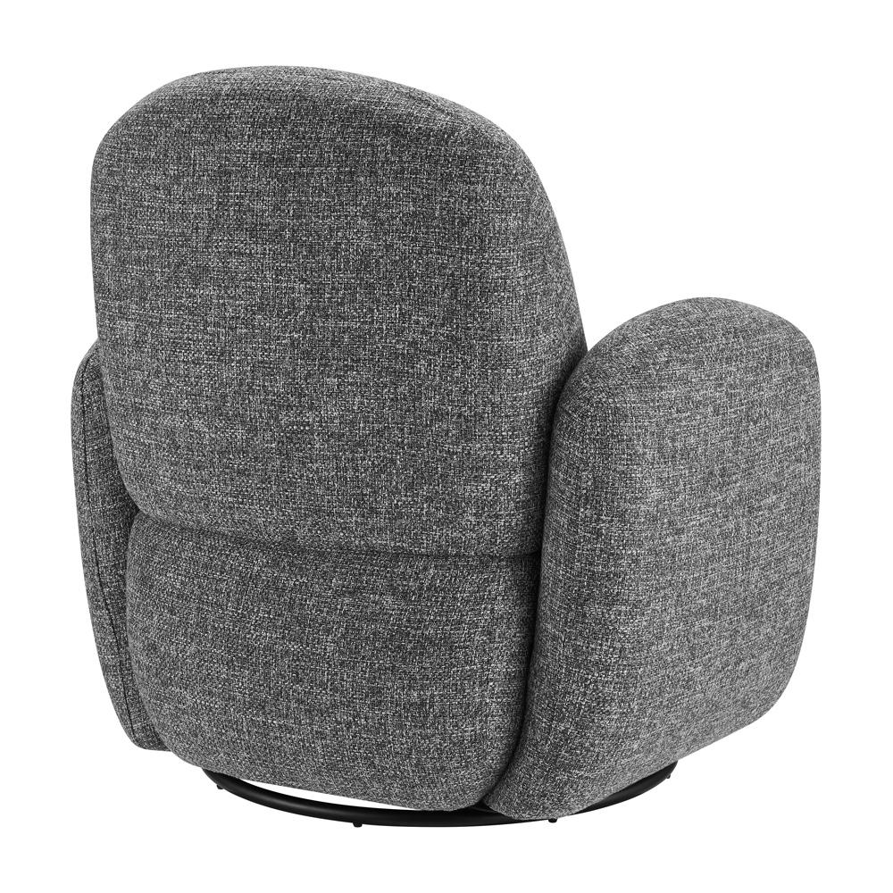 Euro Style - Brody Swivel Lounge Chair, Gray - 94280-GRY veiw 4