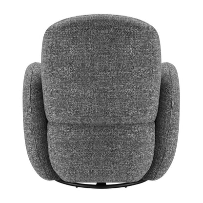 Euro Style - Brody Swivel Lounge Chair, Gray - 94280-GRY veiw 5