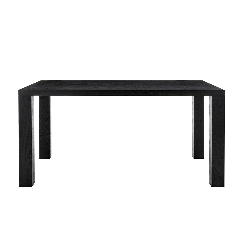 Euro Style - Abby 63inW Dining Table, Black - 09778-BLK-KIT veiw 1