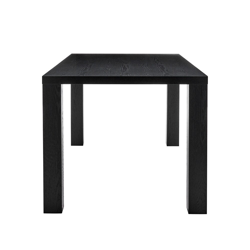 Euro Style - Abby 63inW Dining Table, Black - 09778-BLK-KIT veiw 3