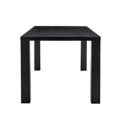Euro Style - Abby 63inW Dining Table, Black - 09778-BLK-KIT veiw 3