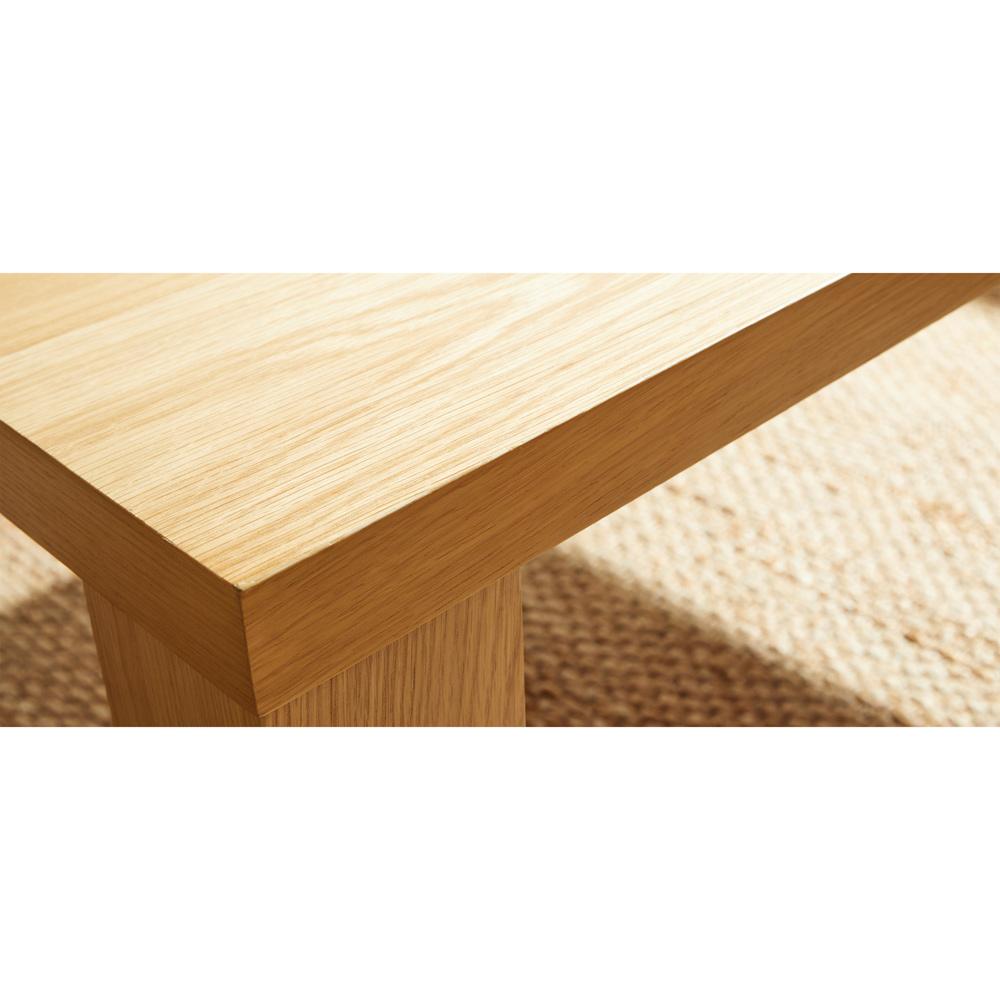 Euro Style - Abby 63inW Dining Table, Oak - 09778-OAK-KIT veiw 5