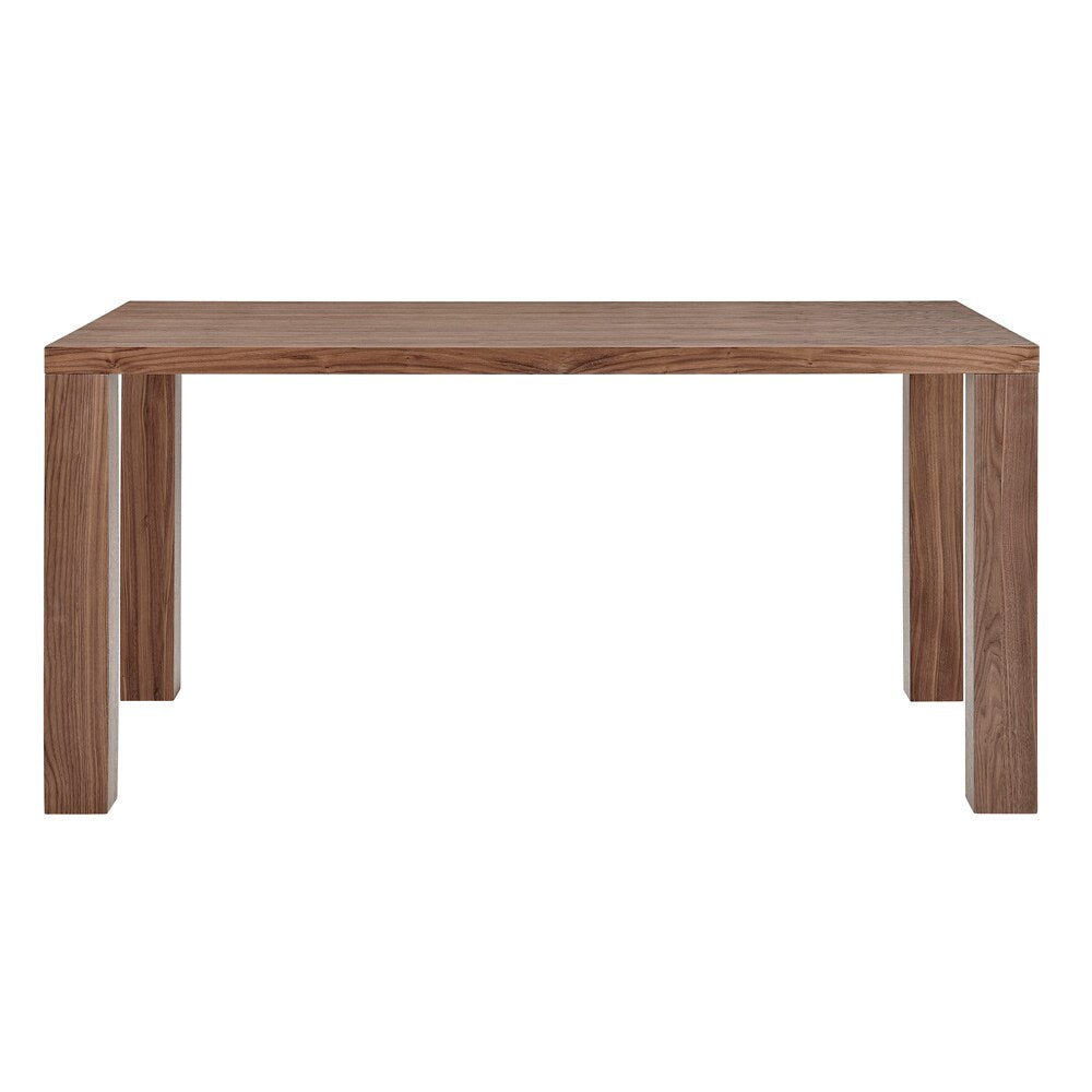 Euro Style - Abby 63inW Dining Table, Walnut - 09778-WAL-KIT veiw 1
