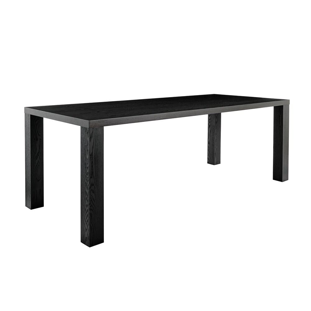 Euro Style - Abby 84inW Dining Table, Black - 19708-BLK-KIT veiw 2