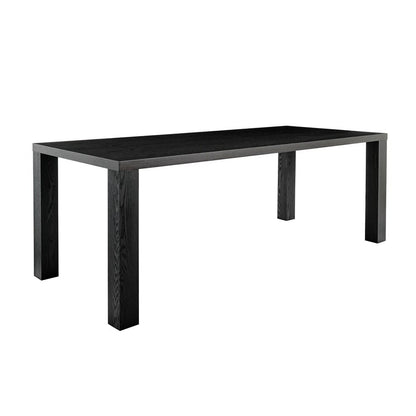 Euro Style - Abby 84inW Dining Table, Black - 19708-BLK-KIT veiw 2