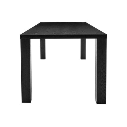Euro Style - Abby 84inW Dining Table, Black - 19708-BLK-KIT veiw 3