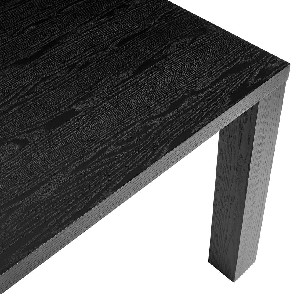 Euro Style - Abby 84inW Dining Table, Black - 19708-BLK-KIT veiw 4