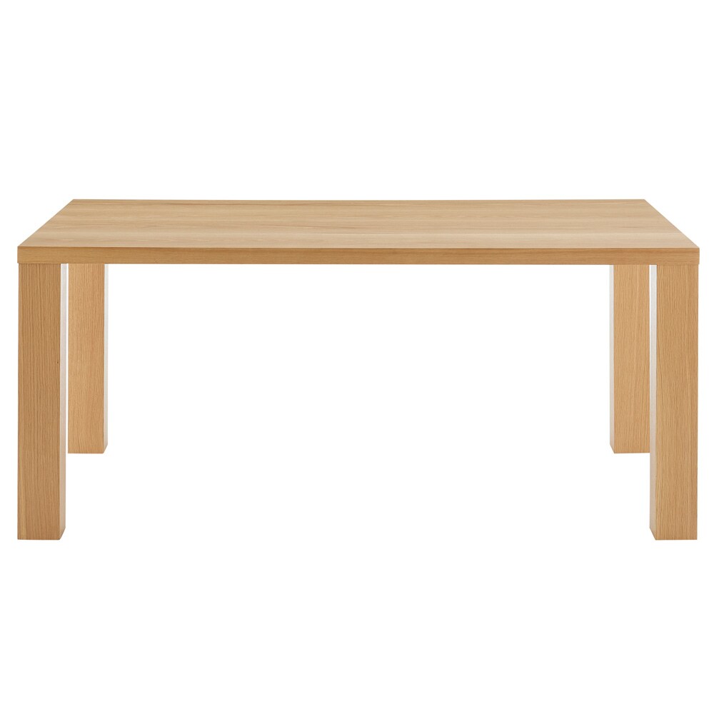 Euro Style - Abby 84inW Dining Table, Oak - 19708-OAK-KIT veiw 1