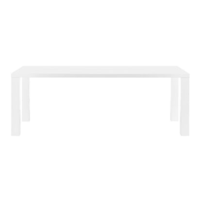 Euro Style - Abby 84inW Dining Table, High Gloss White - 19708-WHT-KIT veiw 1