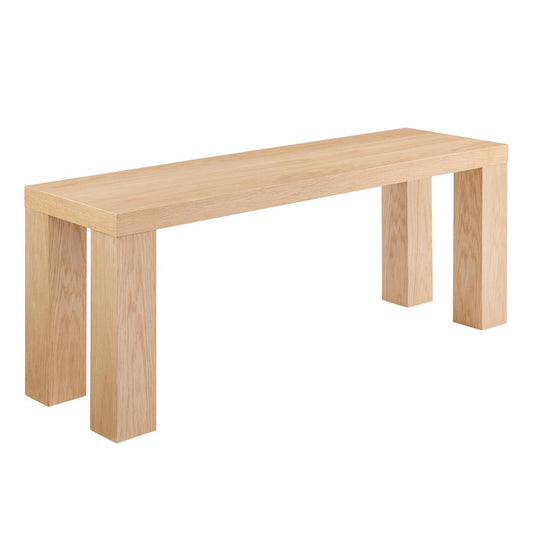 Euro Style - Abby 49inW Bench, Oak - 19720OAK-KIT veiw 2