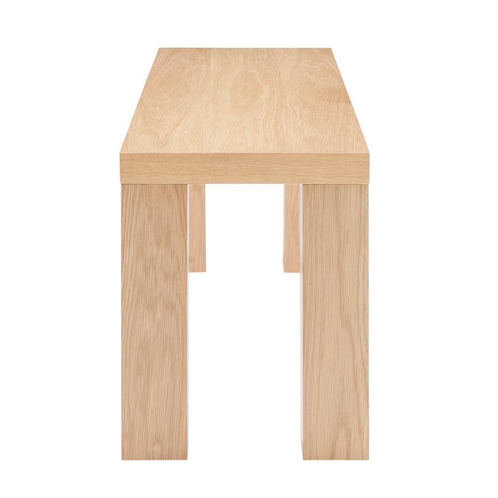 Euro Style - Abby 49inW Bench, Oak - 19720OAK-KIT veiw 3