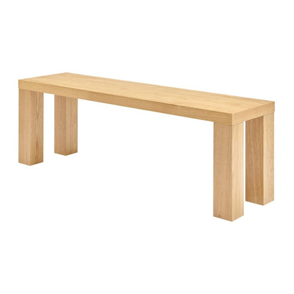 Euro Style - Abby 57inW Bench, Oak - 19723OAK-KIT veiw 4