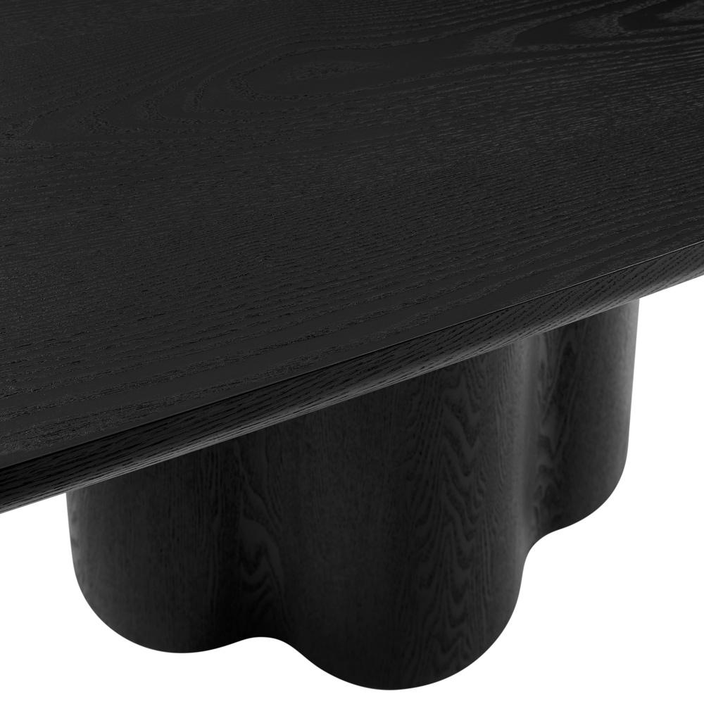 Euro Style - Alve 95inW Dining Table, Black - 91840BLK-KIT veiw 5