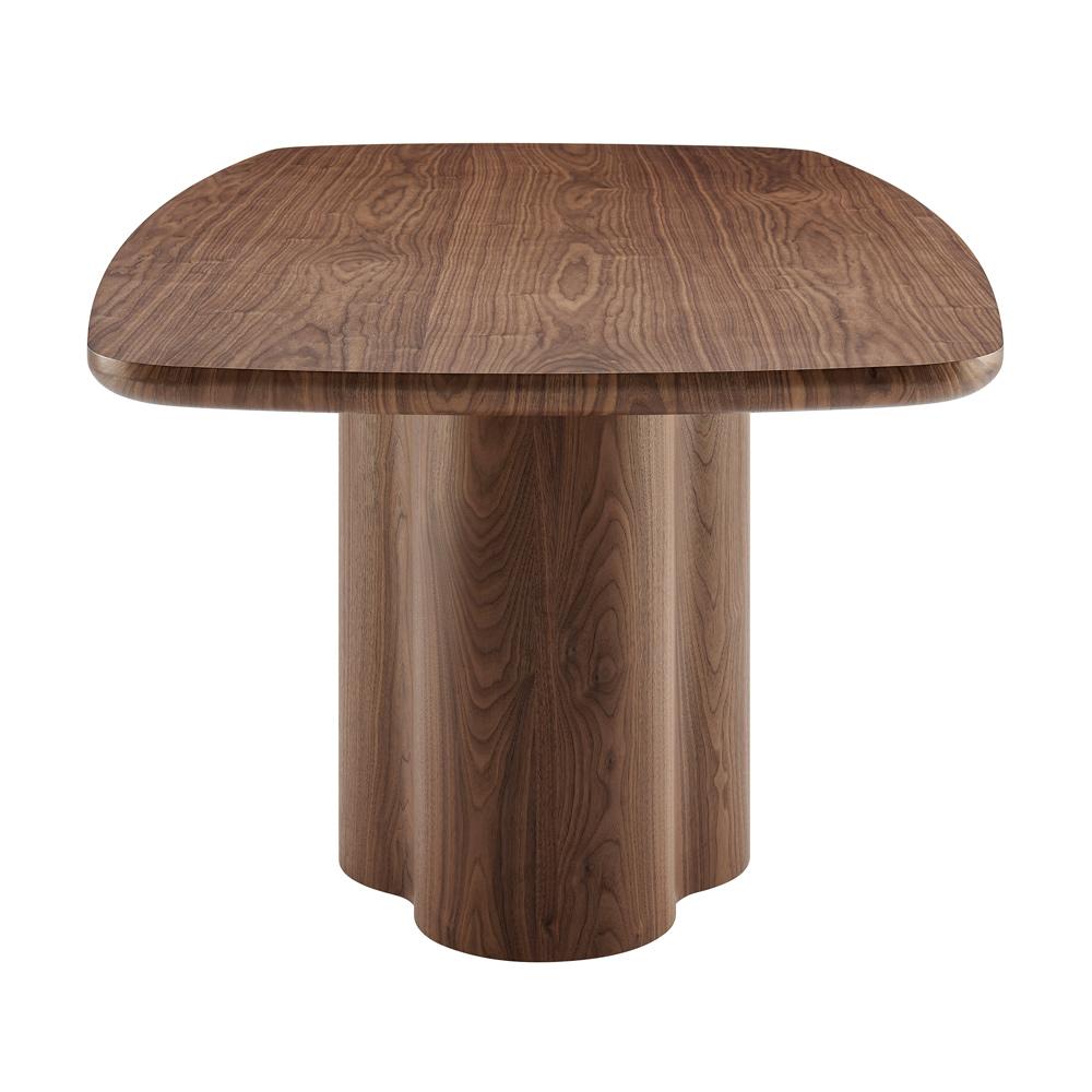 Euro Style - Alve 95inW Dining Table, Walnut - 91840WAL-KIT veiw 3