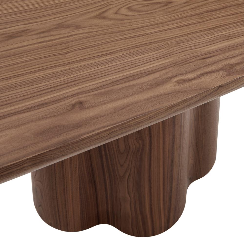Euro Style - Alve 95inW Dining Table, Walnut - 91840WAL-KIT veiw 5