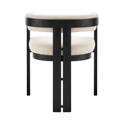 Euro Style - Blixa Armchair, Beige/Black - 39244-BLK veiw 5