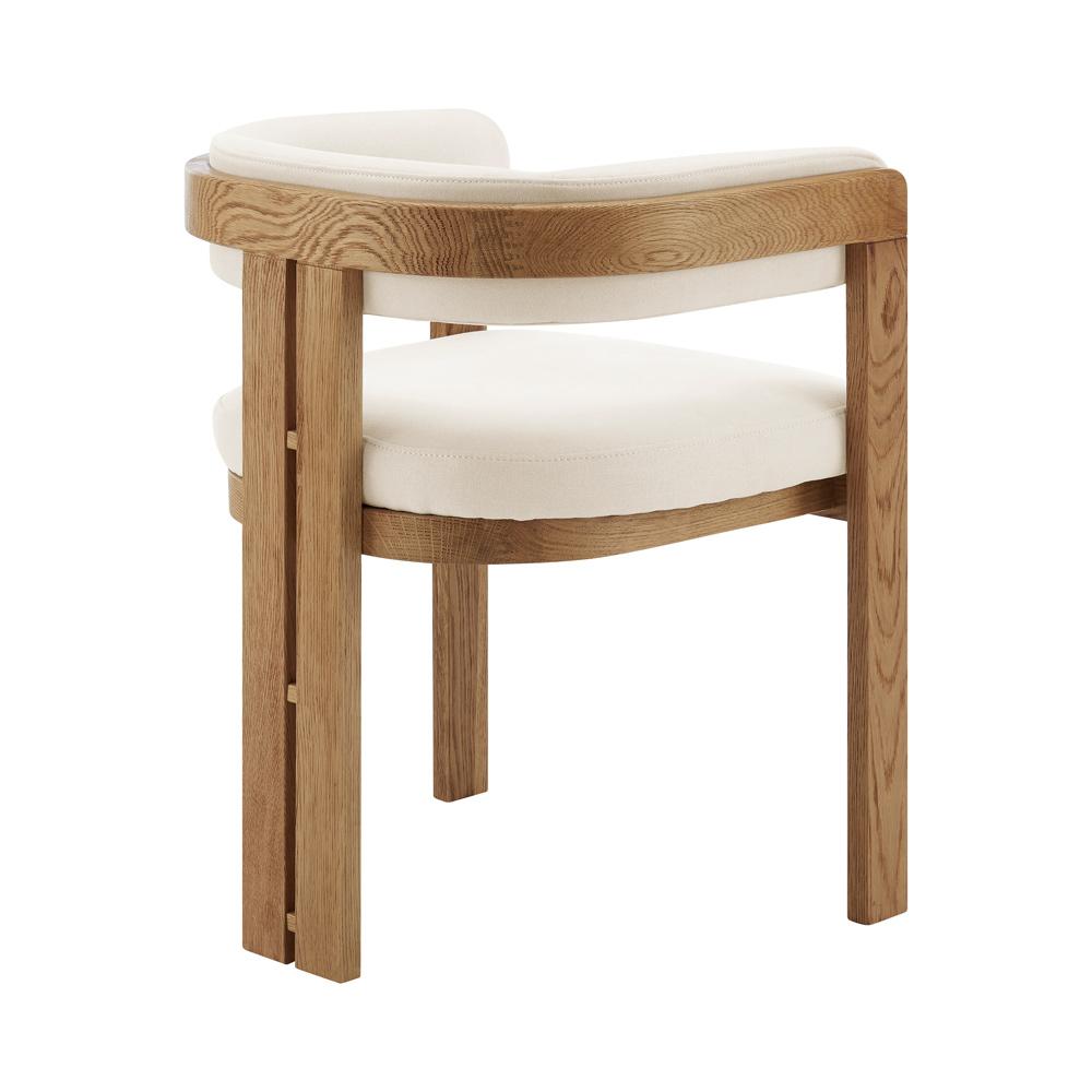 Euro Style - Blixa Armchair, Beige/Natural - 39244-NAT veiw 4