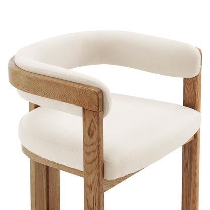 Euro Style - Blixa Armchair, Beige/Natural - 39244-NAT veiw 6