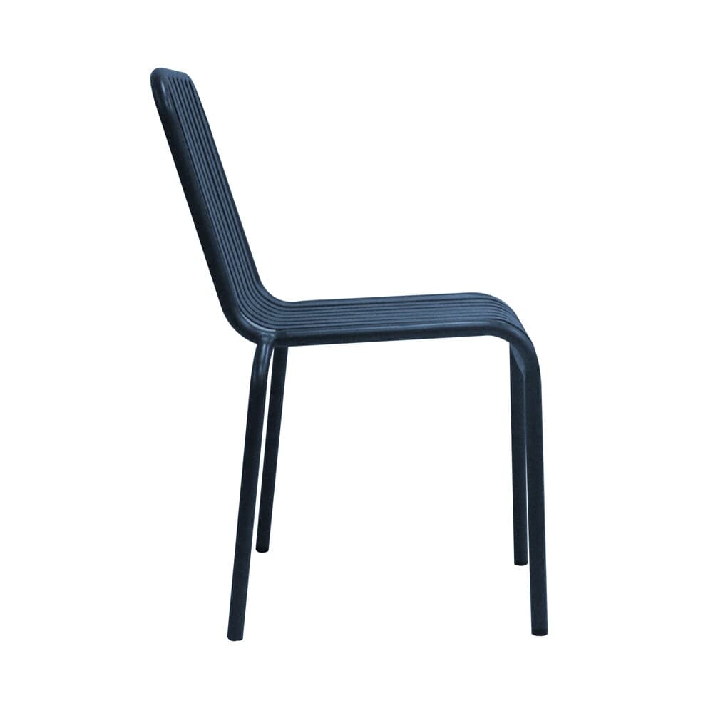 Euro Style - Enid Stackable Outdoor Side Chairs, Dark Blue - Set of 2 - 90730-DKBLU veiw 4