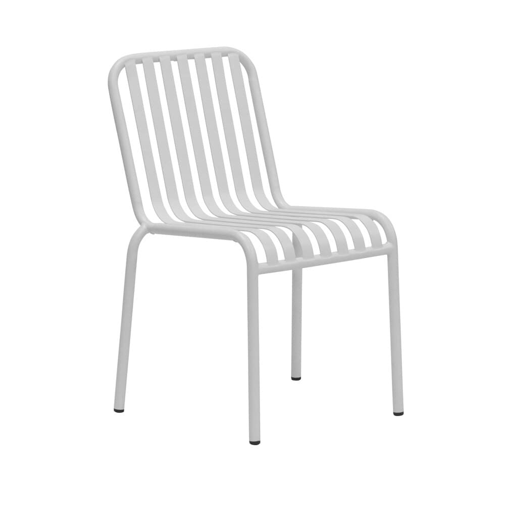 Euro Style - Enid Stackable Outdoor Side Chairs, White - Set of 2 - 90730-WHT veiw 3