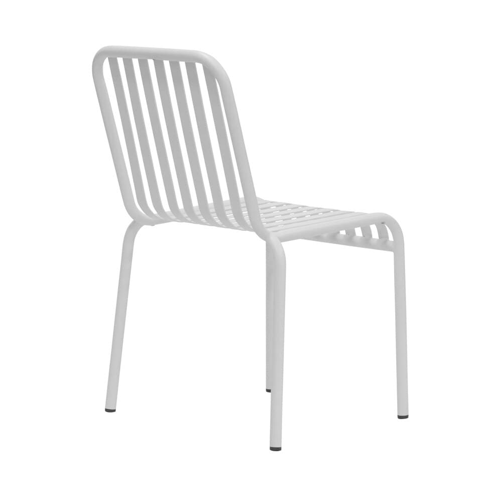 Euro Style - Enid Stackable Outdoor Side Chairs, White - Set of 2 - 90730-WHT veiw 5