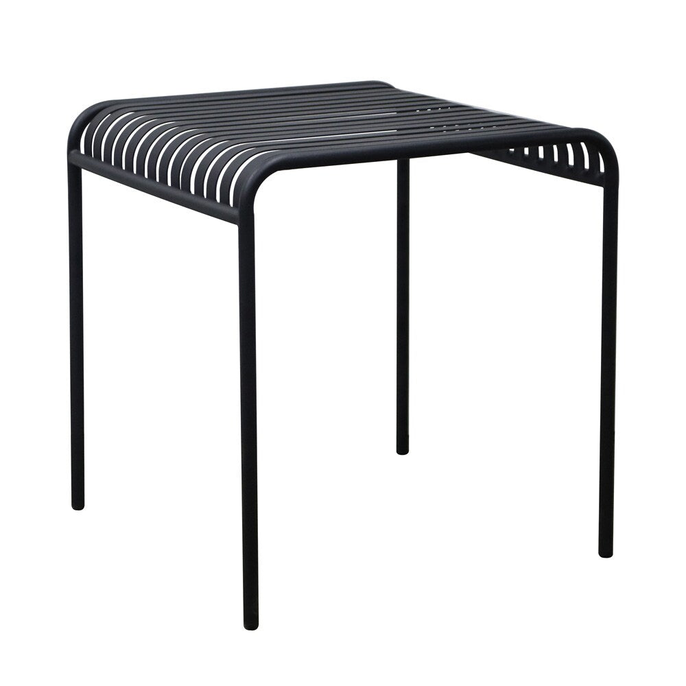Euro Style - Enid Outdoor Table, Black - 90734-BLK veiw 4