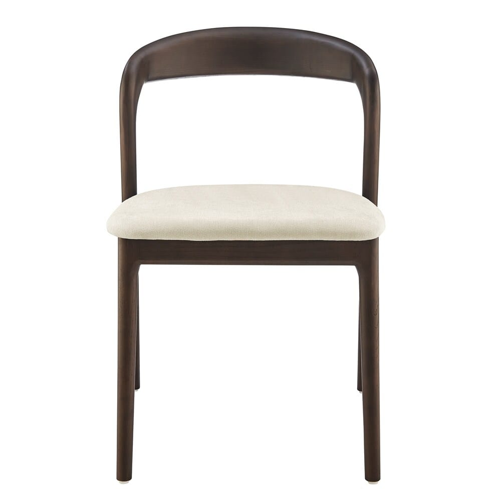 Euro Style - Estelle Fabric Side Chair, Natural/Dark Walnut - 91020-NAT veiw 1