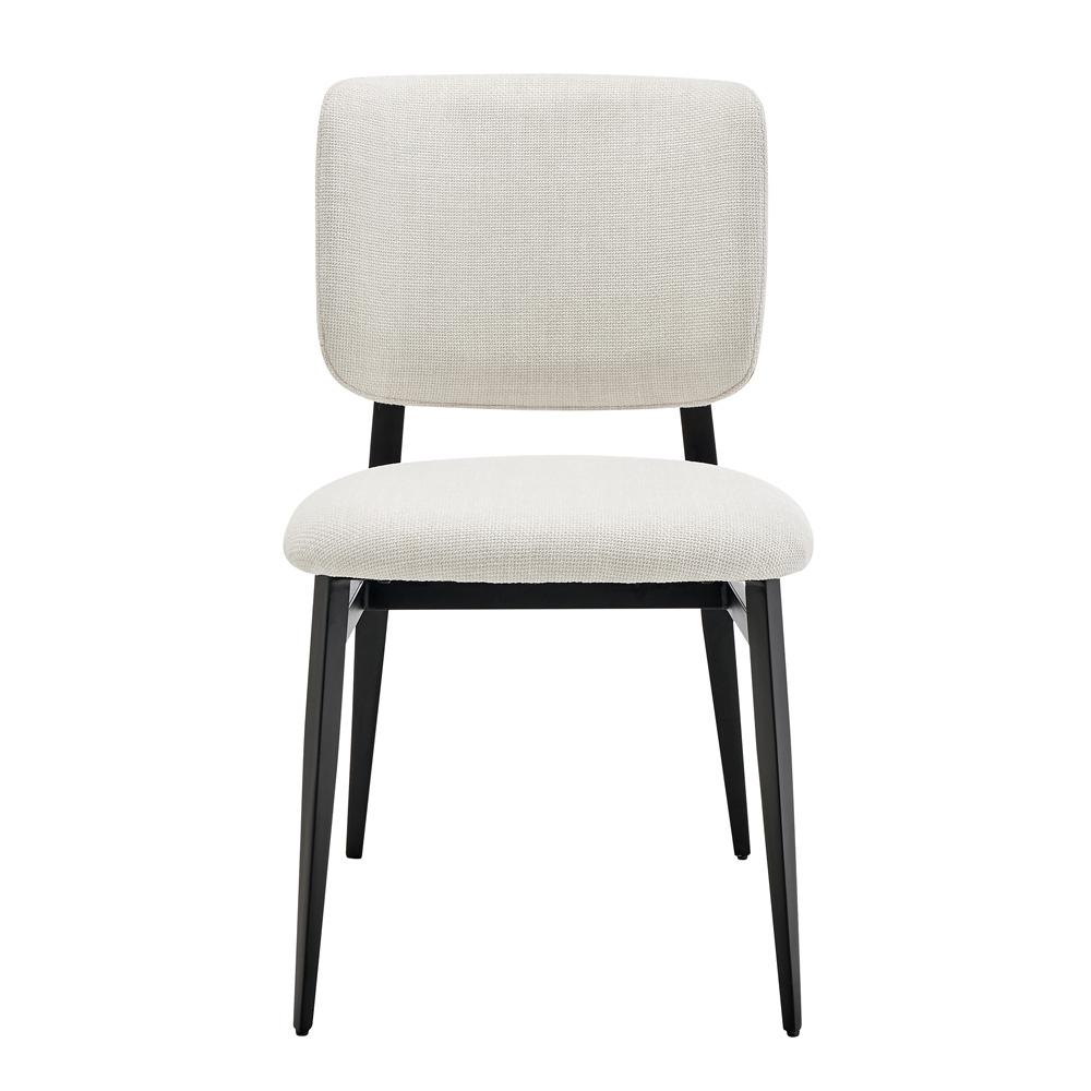 Euro Style - Felipe Fabric Side Chair, Beige/Black - 30948-BG veiw 1