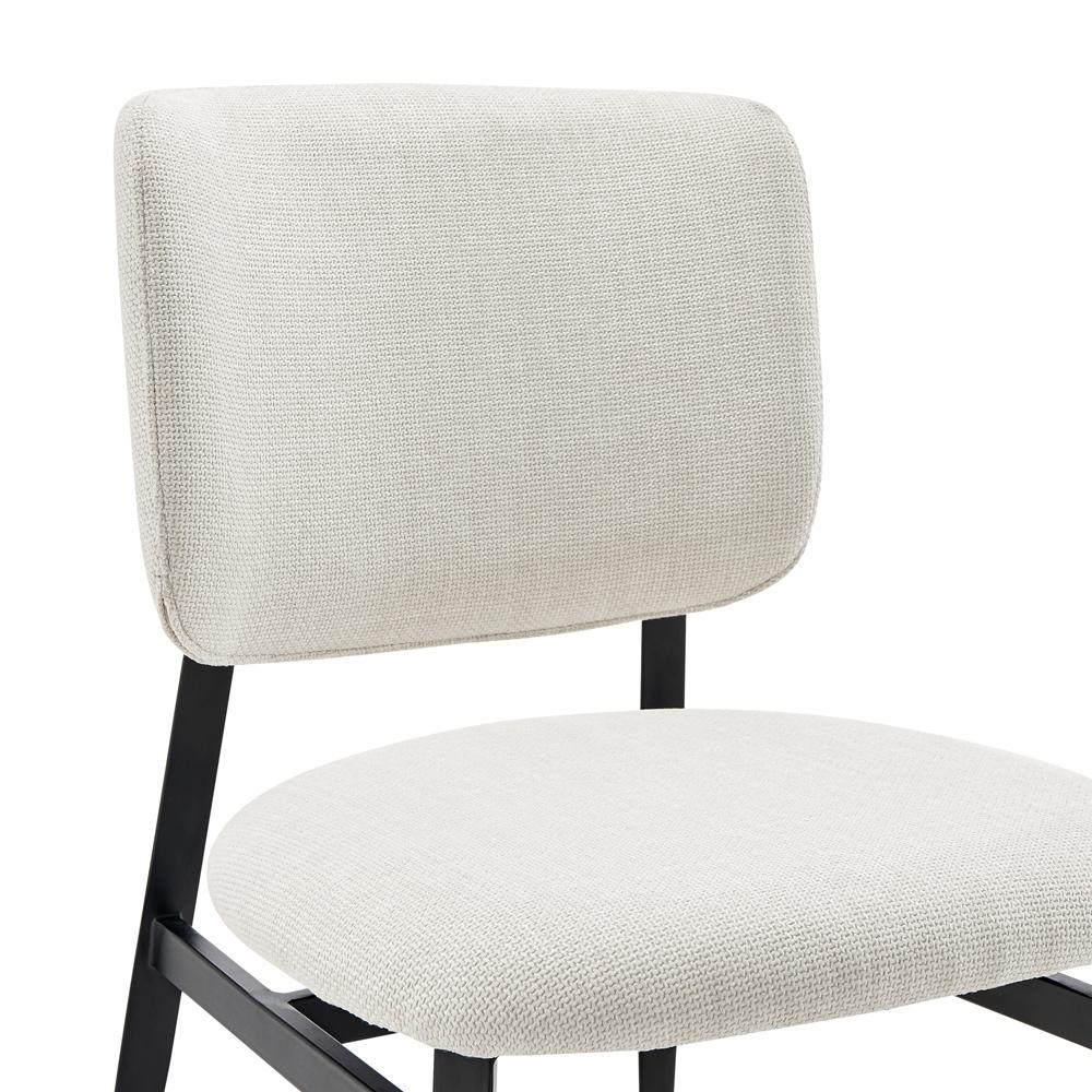 Euro Style - Felipe Fabric Side Chair, Beige/Black - 30948-BG veiw 6