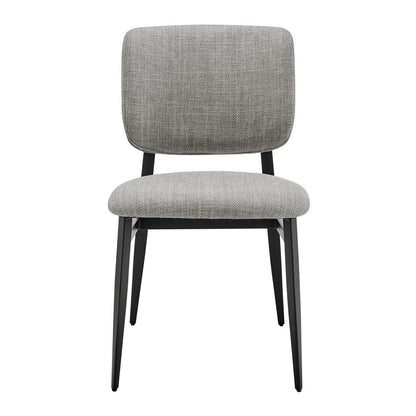 Euro Style - Felipe Fabric Side Chair, Gray/Black - 30948-GRY veiw 1