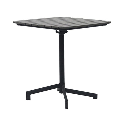 Euro Style - Kalmar Outdoor Folding Table, Dark Gray/Black - 90794-DKGRY veiw 2