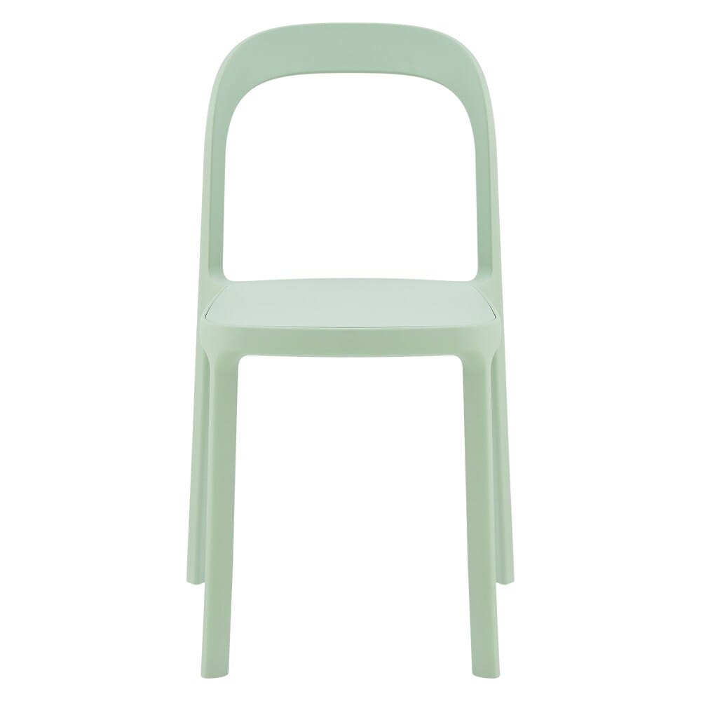 Euro Style - Lance Stackable Outdoor Side Chairs, Mint - Set of 2 - 80072-MNT veiw 2