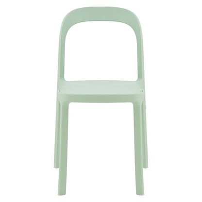 Euro Style - Lance Stackable Outdoor Side Chairs, Mint - Set of 2 - 80072-MNT veiw 2