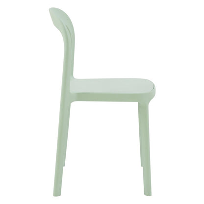 Euro Style - Lance Stackable Outdoor Side Chairs, Mint - Set of 2 - 80072-MNT veiw 4